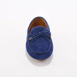 Mocassins in ultrasoepel leer met veters