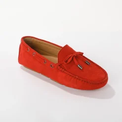Mocassins in ultrasoepel leer met veters