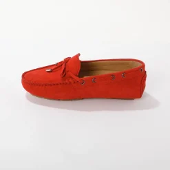 Mocassins in ultrasoepel leer met veters