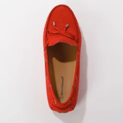 Mocassins in ultrasoepel leer met veters