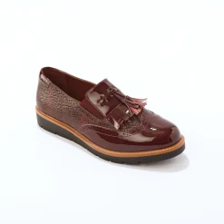 Mocassins met pompons en franjes