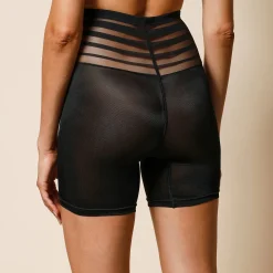 Modellerend pantybroekje in tricot en tule - intense steun