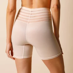 Modellerend pantybroekje in tricot en tule - intense steun