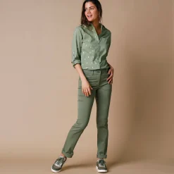 Modellerende broek met 5 zakken