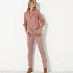 Modellerende broek met 5 zakken
