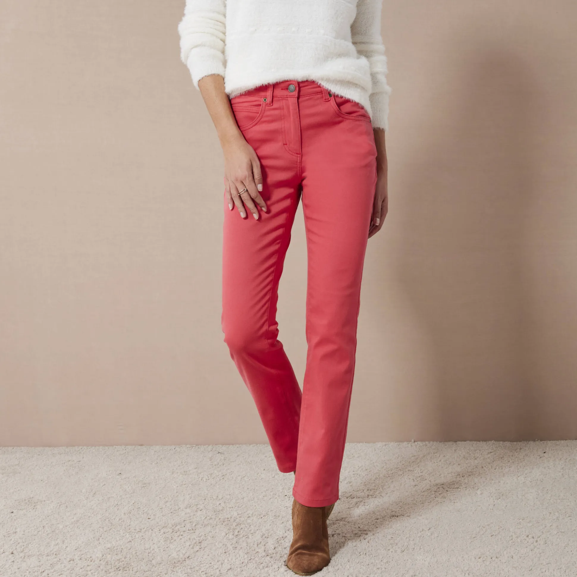 Modellerende broek met 5 zakken
