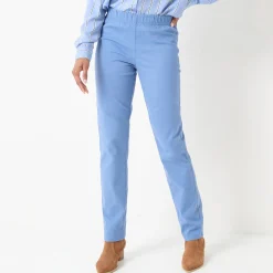 Modellerende broek met 'platte buik' effect en elastische taille