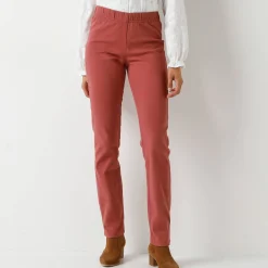 Modellerende broek met 'platte buik' effect en elastische taille