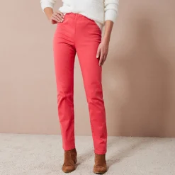 Modellerende broek met 'platte buik' effect en elastische taille