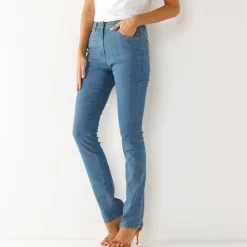 Modellerende jeans met 5 zakken
