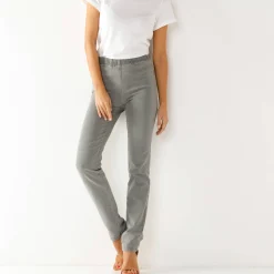 Modellerende jeans met 'platte buik' effect en elastische taille