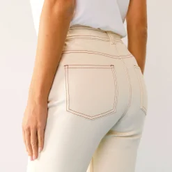 Modellerende rechte broek, corrigerende versteviging