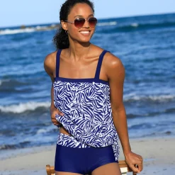 Moduleerbare bikinishorty met zebraprint