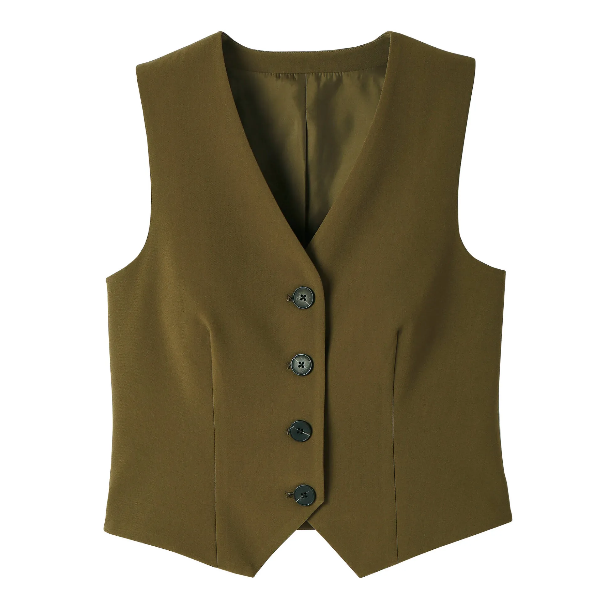 Mouwloos vest, effen