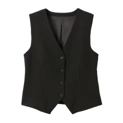 Mouwloos vest, effen