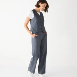 Mouwloos vest, effen