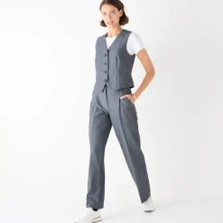 Mouwloos vest, effen