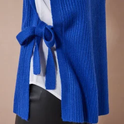 Mouwloze tuniektrui, patenttricot met zachte touch