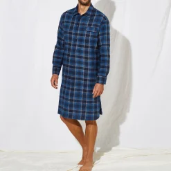 Nachthemd in liketstijl, geruit flanel