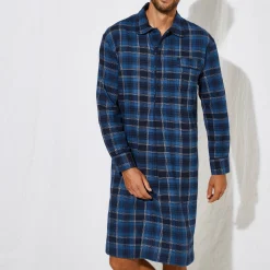 Nachthemd in liketstijl, geruit flanel
