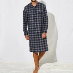 Nachthemd in liketstijl, geruit flanel