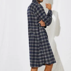 Nachthemd in liketstijl, geruit flanel