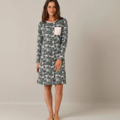 Nachthemd met jungleprint