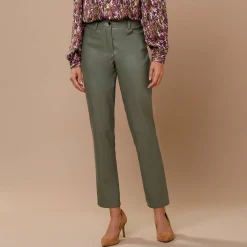 Nauwsluitende 7/8-broek, gecoat aspect