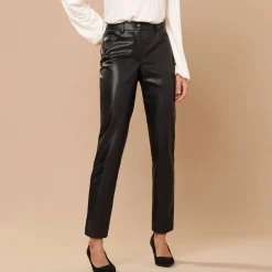Nauwsluitende 7/8-broek, gecoat aspect
