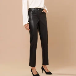 Nauwsluitende 7/8-broek, gecoat aspect