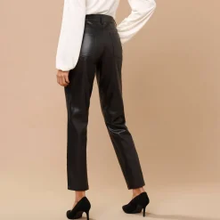 Nauwsluitende 7/8-broek, gecoat aspect