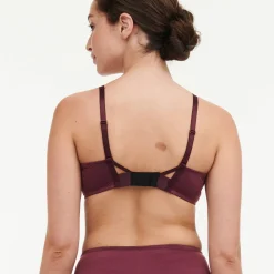 Omhullende beha in tricot en kant 'Tattoo love' - met beugels