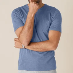 Ondershirt voor heren, met ronde hals en korte mouwen, intense warmte - set van 2