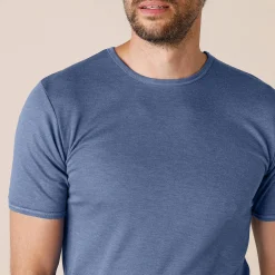 Ondershirt voor heren, met ronde hals en korte mouwen, intense warmte - set van 2
