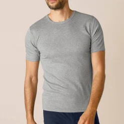 Ondershirt voor heren, met ronde hals en korte mouwen, intense warmte - set van 2