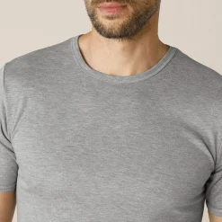 Ondershirt voor heren, met ronde hals en korte mouwen, intense warmte - set van 2