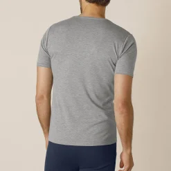 Ondershirt voor heren, met ronde hals en korte mouwen, intense warmte - set van 2