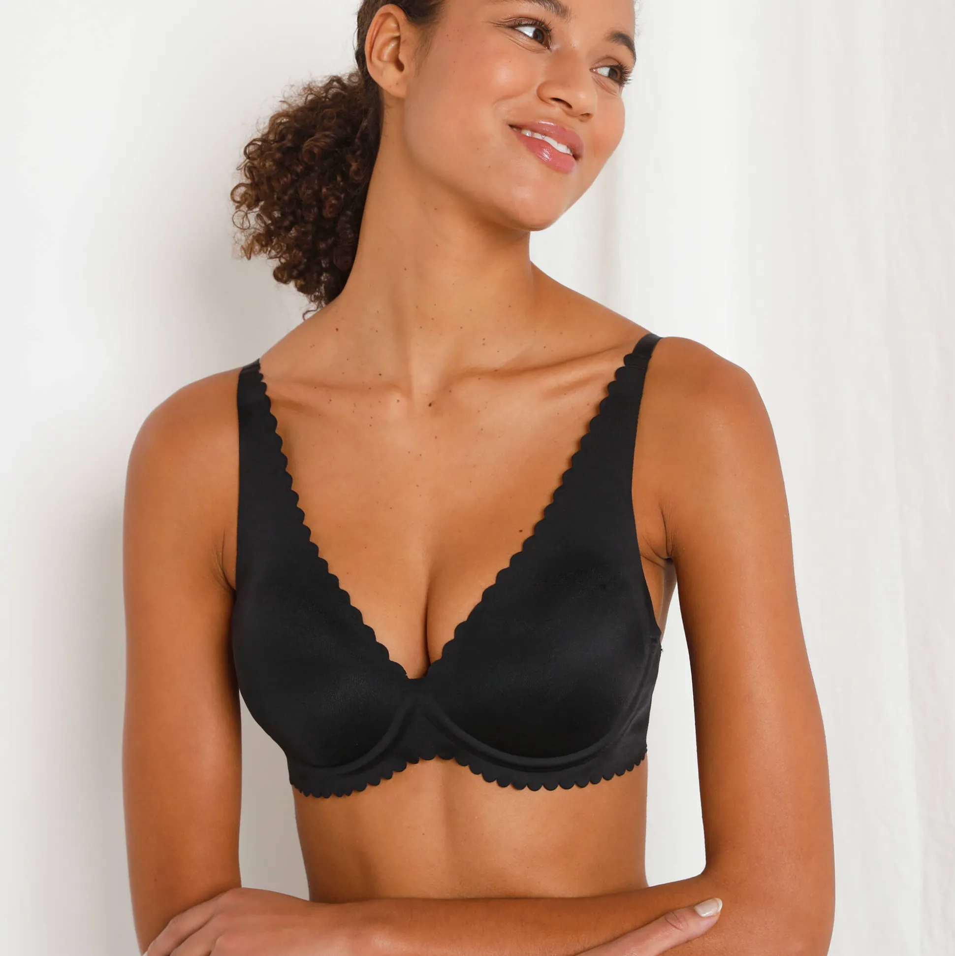 Onzichtbare beha in microvezel Body Touch - met flexibele beugels