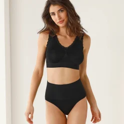 Onzichtbare, naadloze tailleslip in rekbare microvezel - set van 2