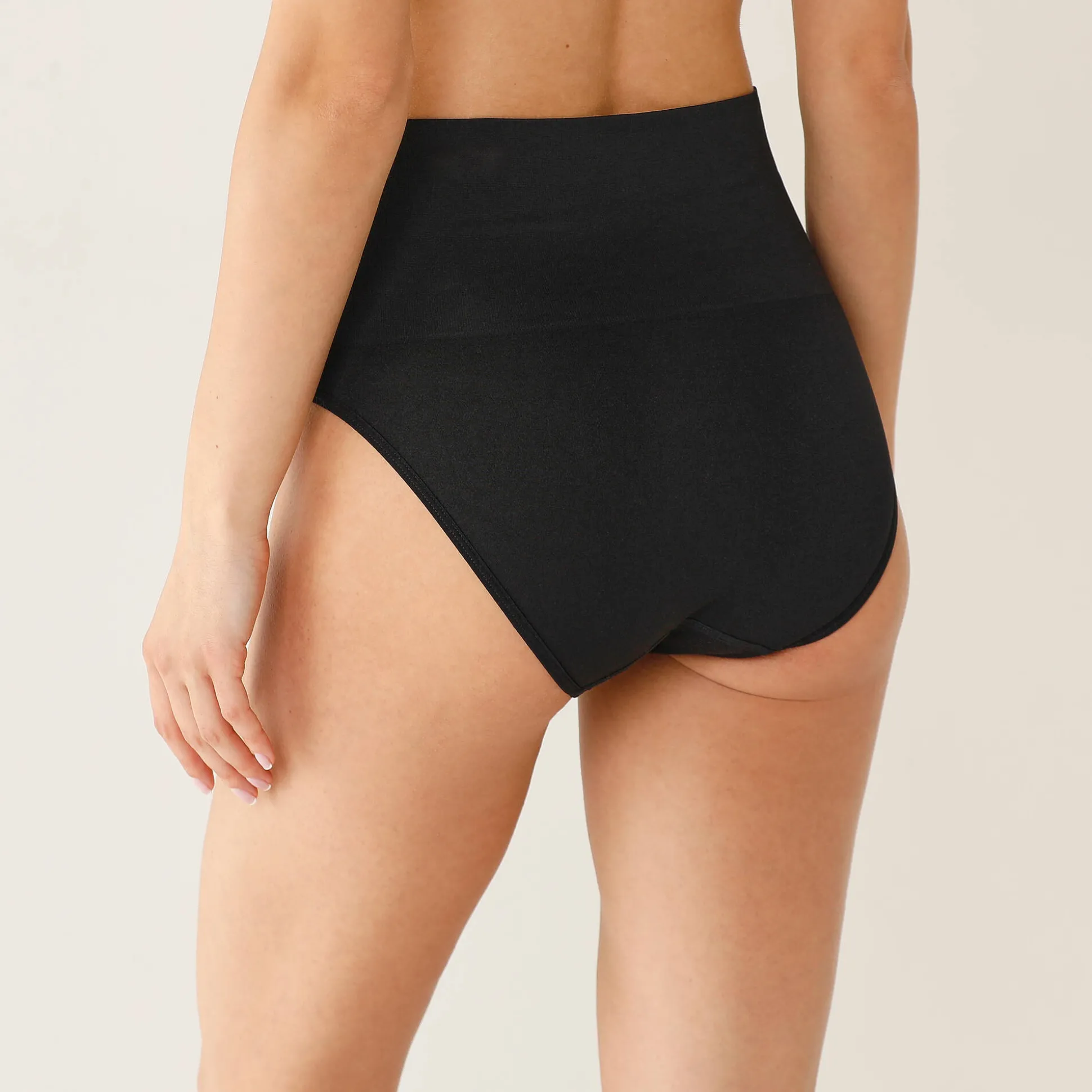 Onzichtbare, naadloze tailleslip in rekbare microvezel - set van 2