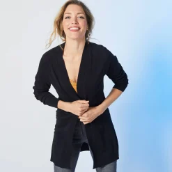 Open vest, lange mouwen