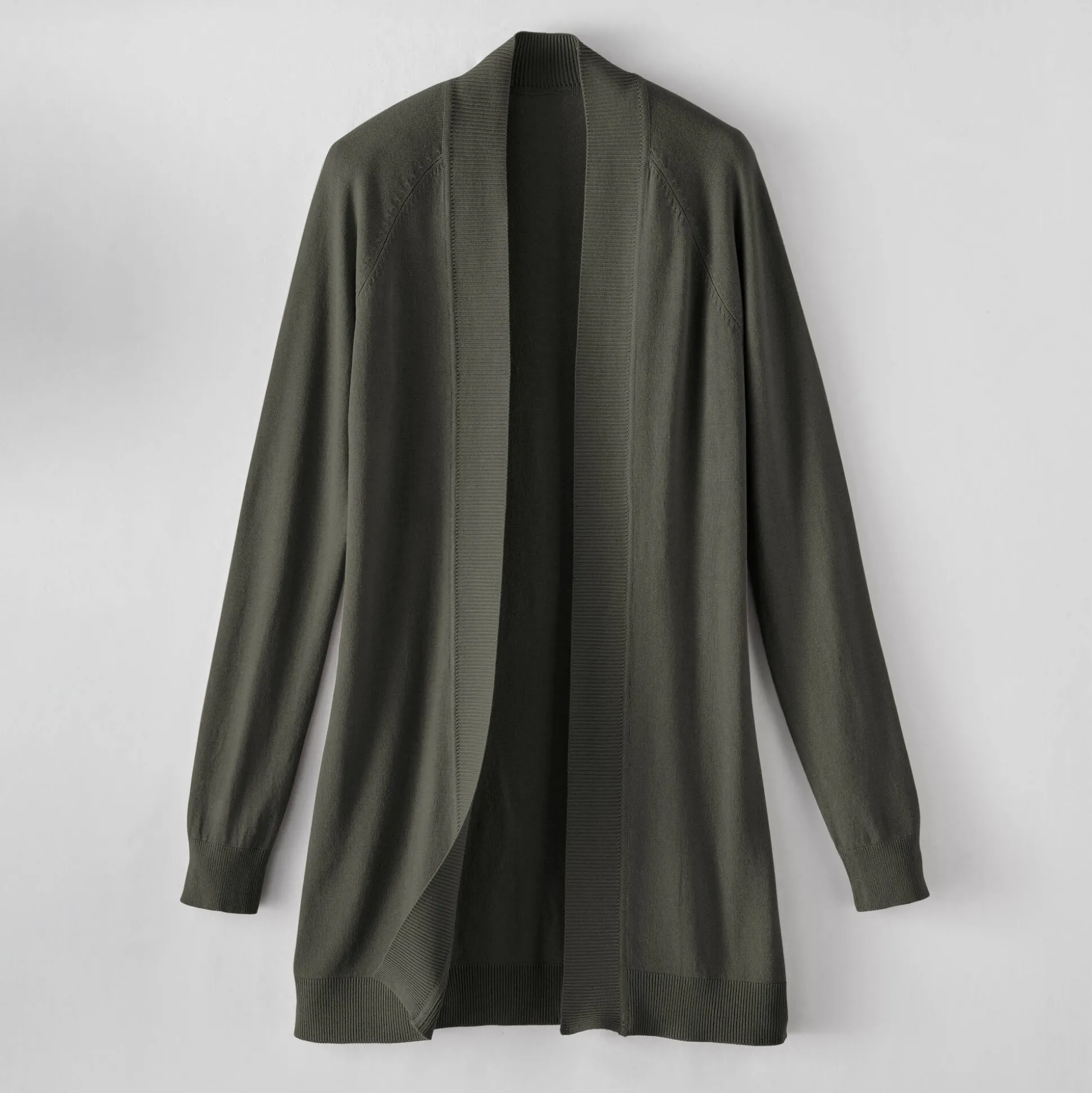Open vest, lange mouwen