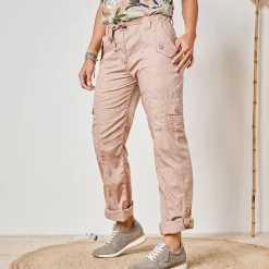 Oprolbare broek in battlestijl