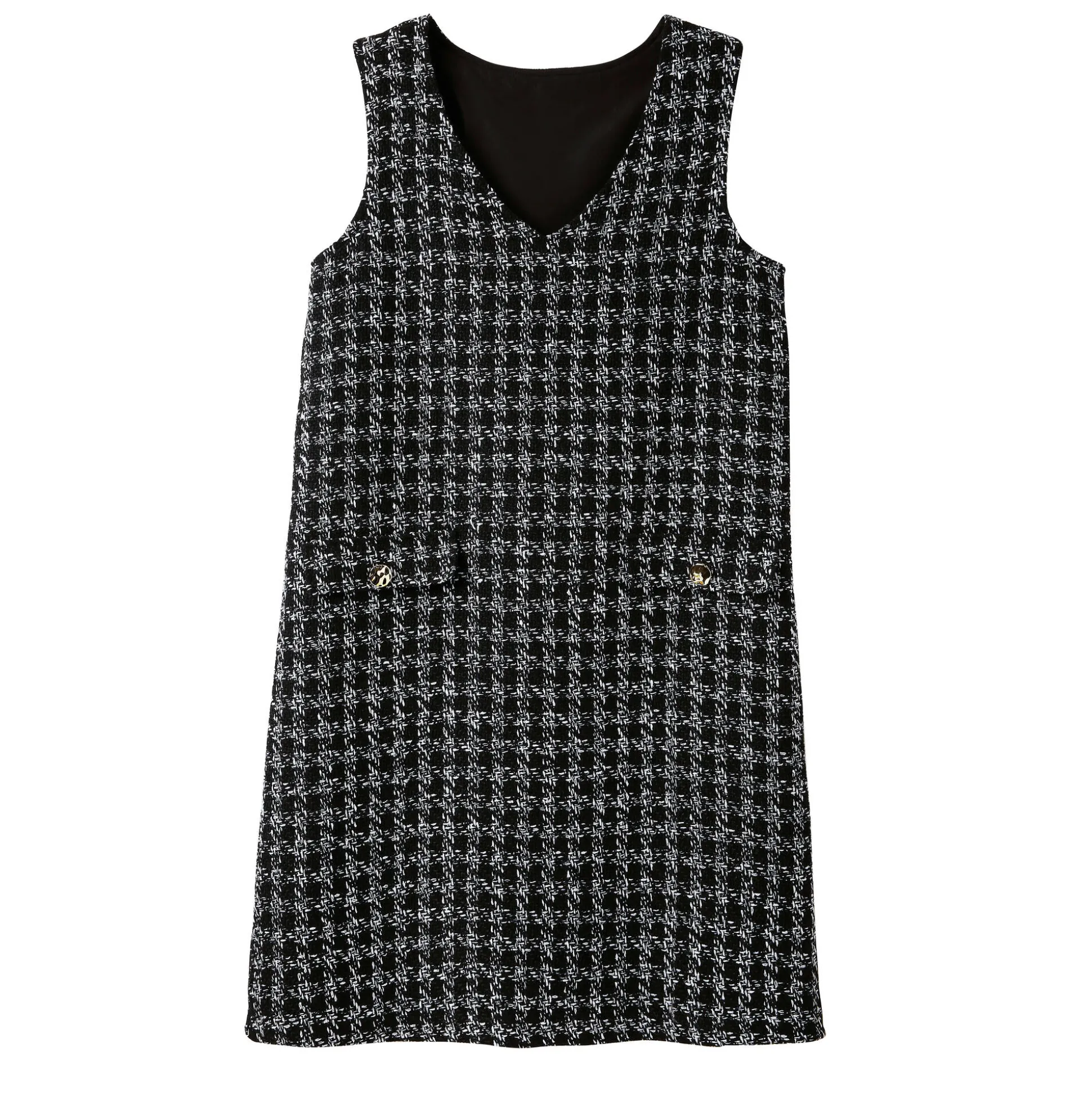 Overgooierjurk, in tweed