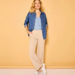 Oversize jeanshemd