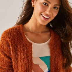 Paletotvest, harig tricot