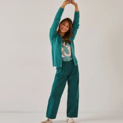 Paletotvest, harig tricot