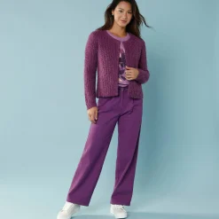 Paletotvest, harig tricot