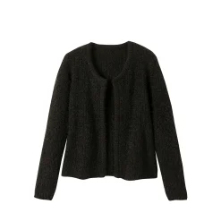 Paletotvest, harig tricot