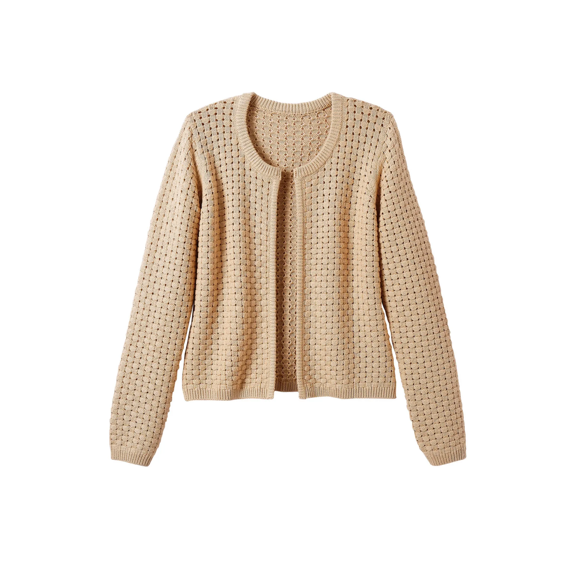Paletotvest in fantasietricot, Kleine Lengtes